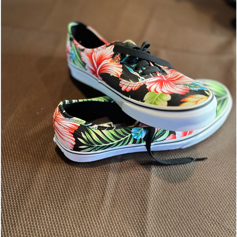 Vans tropical print shoes